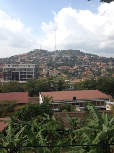 Nice view of Kampala